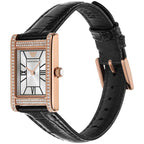 Emporio Armani Genni Black Leather Women's Watch - AR11624