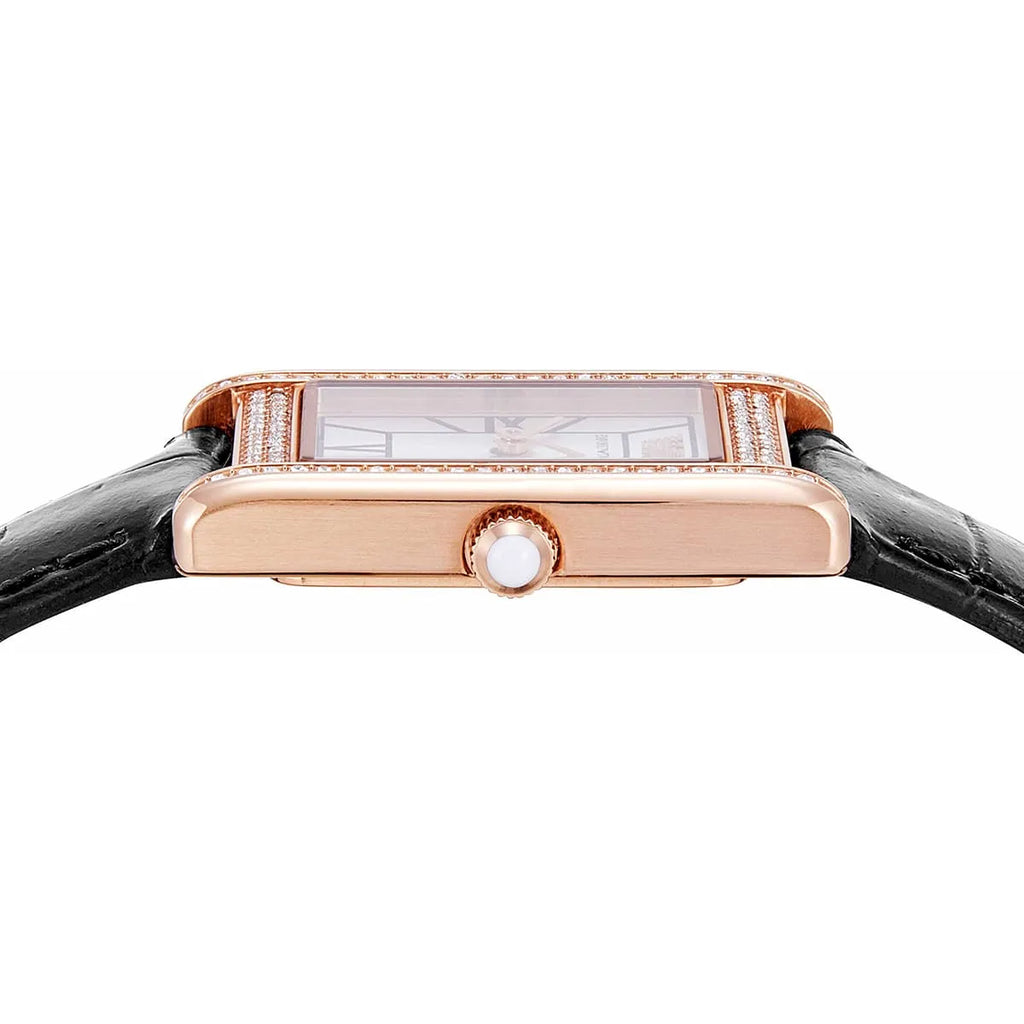Emporio Armani Genni Black Leather Women's Watch - AR11624