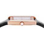 Emporio Armani Genni Black Leather Women's Watch - AR11624