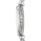Emporio Armani Gianni T-Bar Pink Dial Silver Women's Watch - AR1779