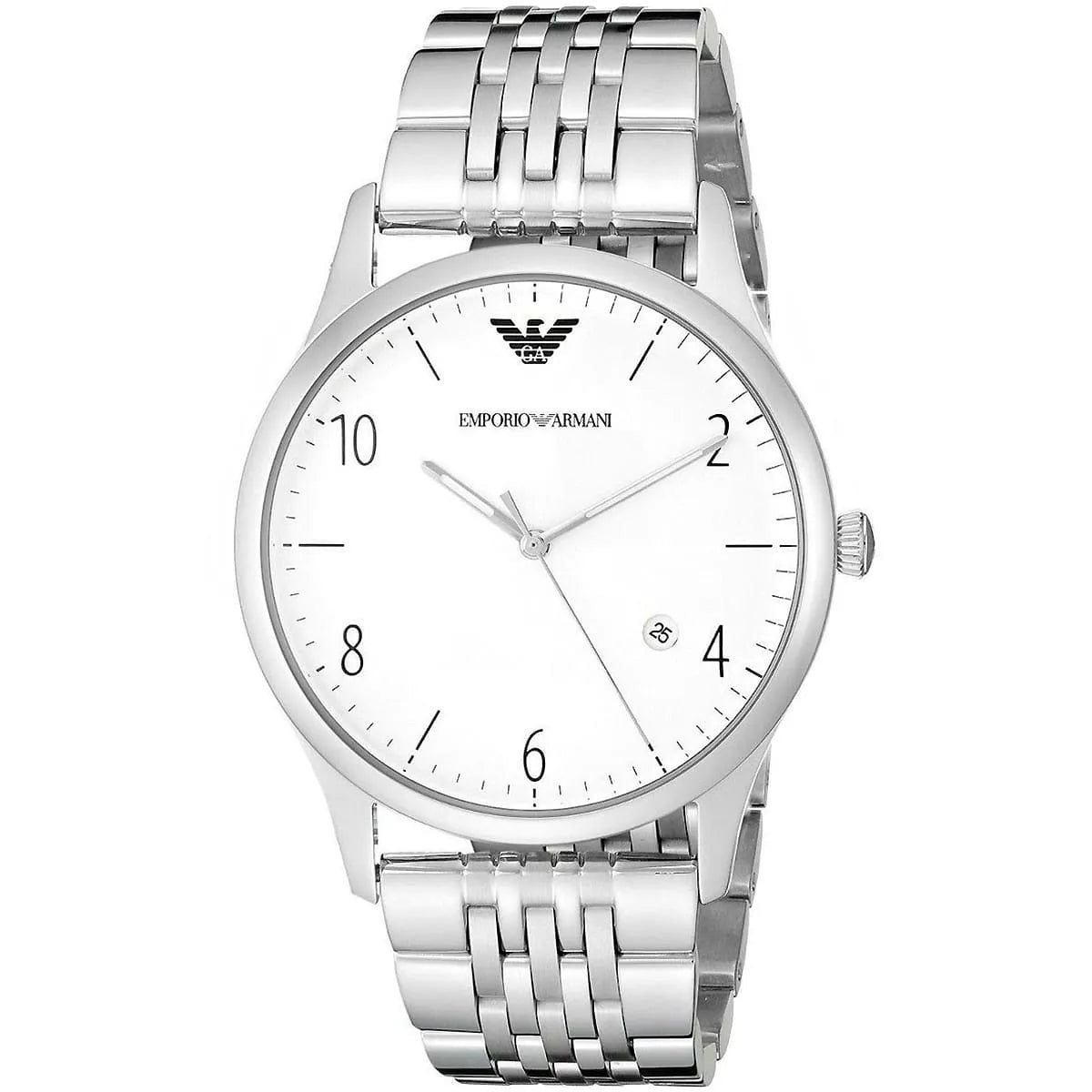 Emporio Armani Beta Large with Date Window Silver Men's Watch - AR1867 Secondary image