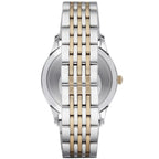 Emporio Armani Beta Large Sunray Blue Dial Two-tone Men's Watch - AR1868