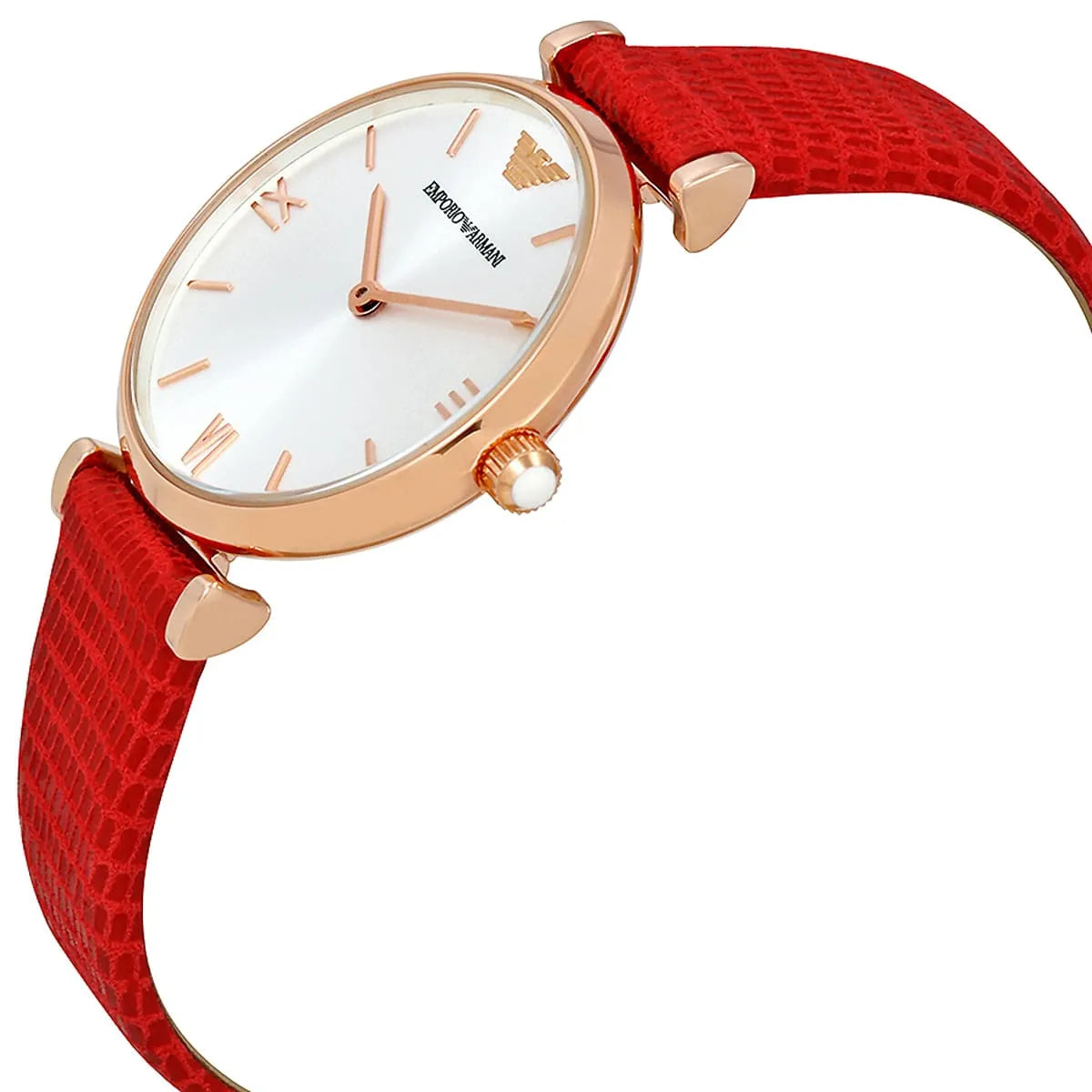 Emporio Armani Gianni T-Bar Rose Gold Women's Watch - AR1876 Secundaire afbeelding