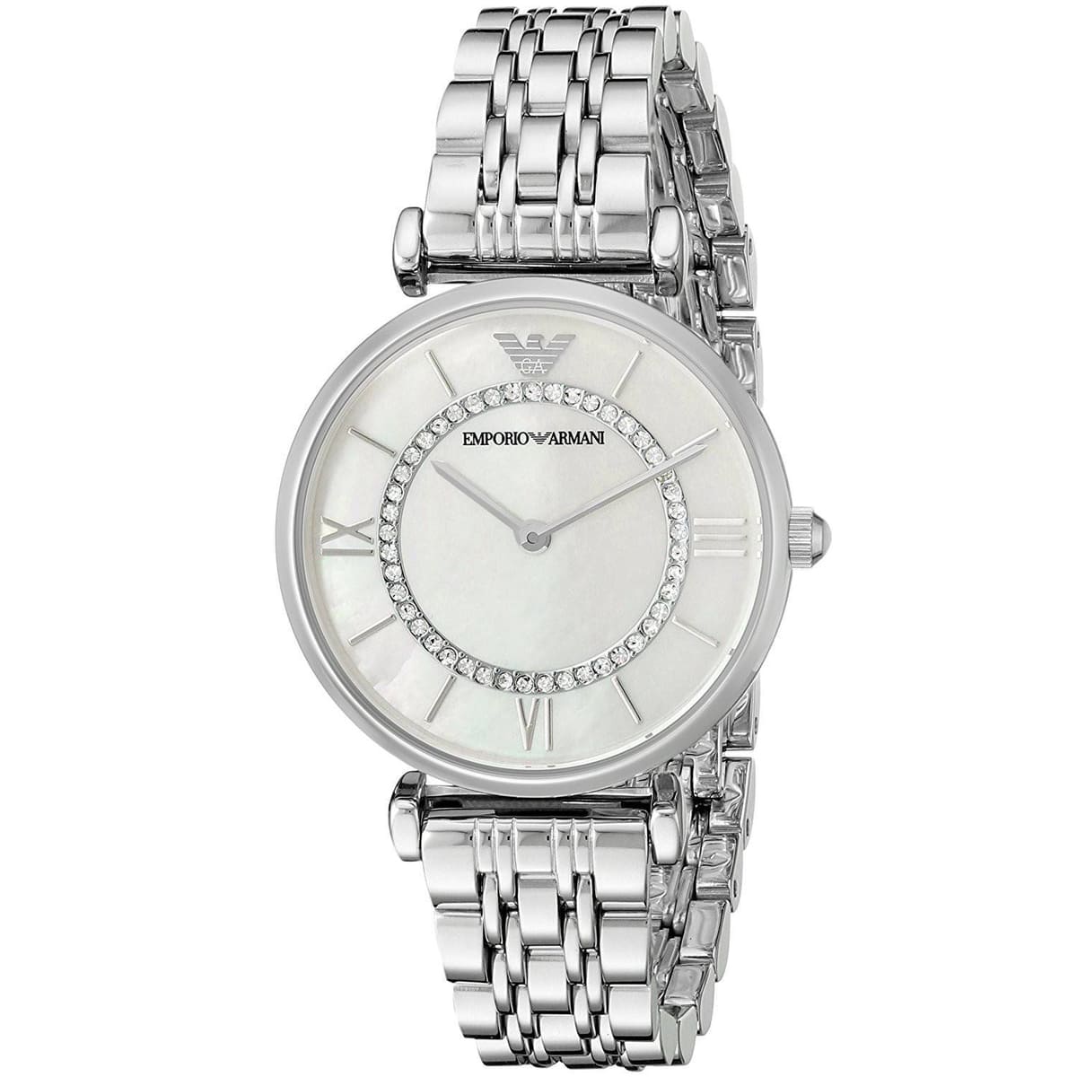 Emporio Armani Gianni T-Bar Silver Women's Watch - AR1908 Secundaire afbeelding