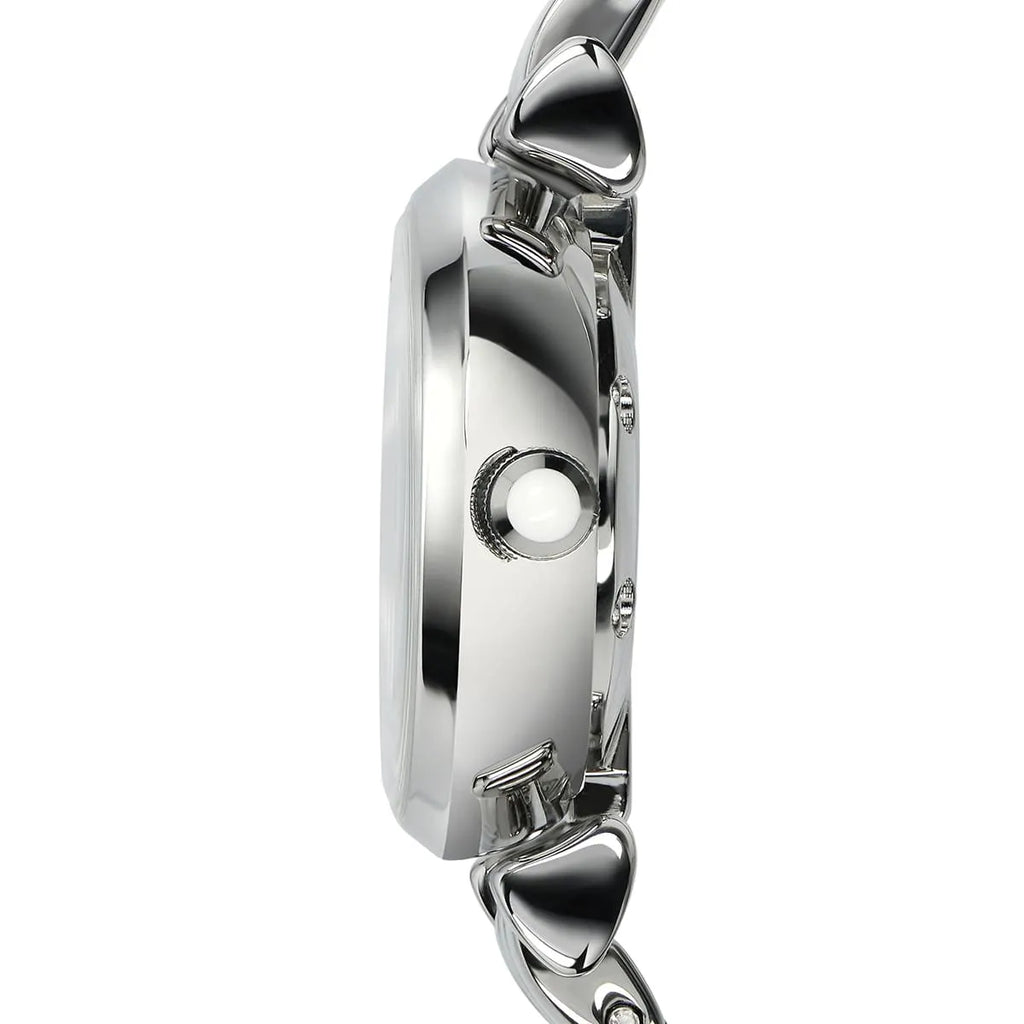 Emporio Armani Gianni T-Bar Mini Silver Women's Watch - AR1935