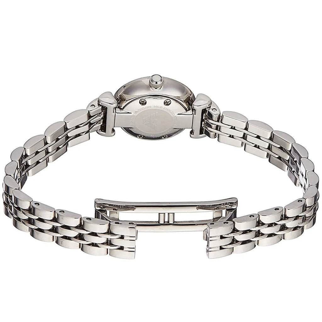 Emporio Armani Gianni T-Bar Mini Silver Women's Watch - AR1935
