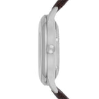 Emporio Armani Meccanico Skeleton Automatic Dark Brown Genuine Leather Men's Watch - AR1946