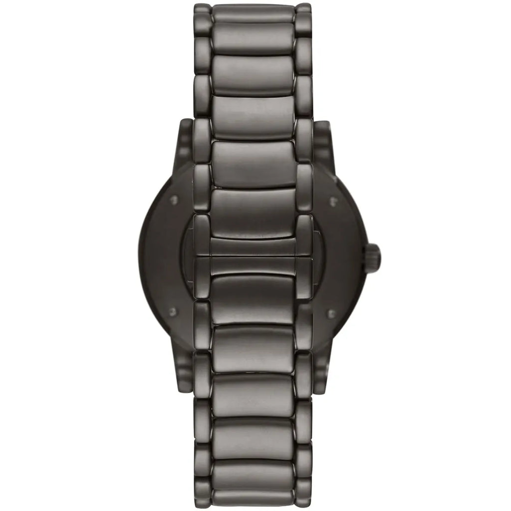 Emporio Armani Luigi Meccanico Automatic Matte Gunmetal Men's Watch - AR60010