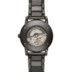 Emporio Armani Luigi Meccanico Automatic Matte Gunmetal Men's Watch - AR60010