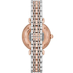 Emporio Armani Gianni T-Bar Open Heart Automatic Two-tone Women's Watch - AR60019