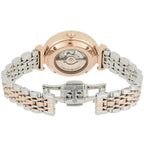 Emporio Armani Gianni T-Bar Open Heart Automatic Two-tone Women's Watch - AR60019