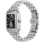 Emporio Armani Diego Automatic Rectangle Silver Men's Watch - AR60057