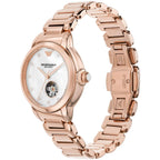 Emporio Armani Mia Open Heart Automatic Rose-gold Women's Watch - AR60072