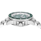 Emporio Armani Sea Explorer Automatic Green Dial Silver Men's Watch - AR60080
