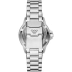 Emporio Armani Sea Explorer Automatic Green Dial Silver Men's Watch - AR60080