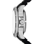 Emporio Armani Sea Explorer Automatic Black Silicone Strap Men's Watch - AR60086