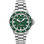 Emporio Armani Sea Explorer Automatic Green Dial Silver Men's Watch - AR60088