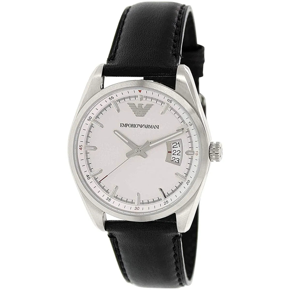 Emporio Armani Sportivo Date Window Black Genuine Leather Men's Watch - AR6015 Secondary image
