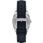 Emporio Armani Tazio Medium Blue Dial Blue Genuine Leather Women's Watch - AR6124