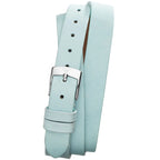 Emporio Armani Marco Catwalk Rectangular Wrap-Around Blue Genuine Leather Women's Watch - AR7355