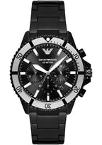 Emporio Armani Diver Chronograph Black Men's Watch - AR80050
