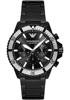 Emporio Armani Diver Chronograph Black Men's Watch - AR80050