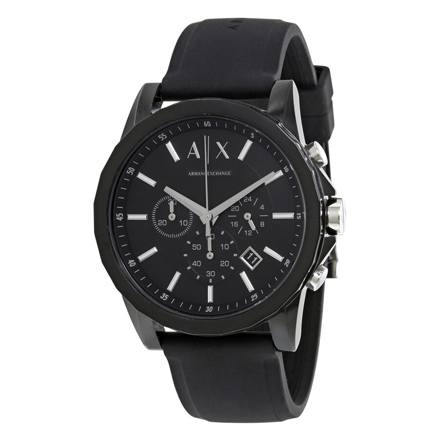 Armani Exchange Active Chronograph All Black Multifunction Watch AX1326 Hoofdafbeelding