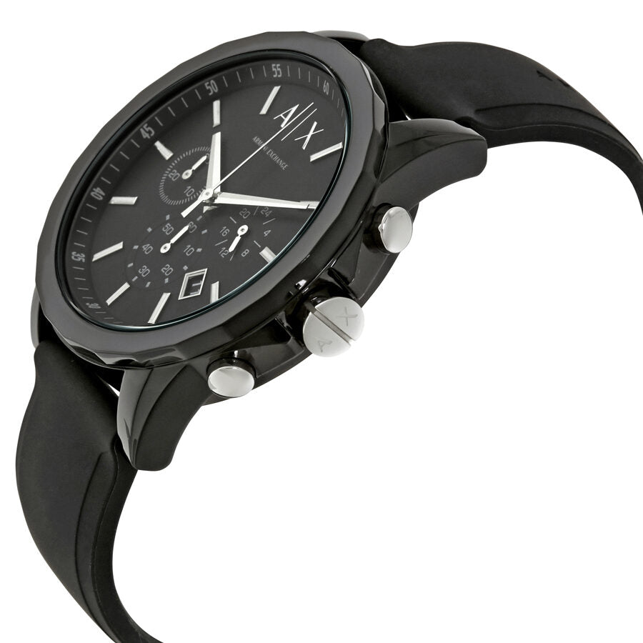 Armani Exchange Active Chronograph All Black Multifunction Watch AX1326 Secundaire afbeelding
