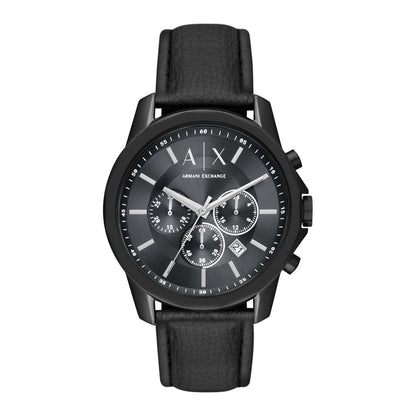 Armani Exchange AX1724 black chronograph watch with multiple subdials and round case