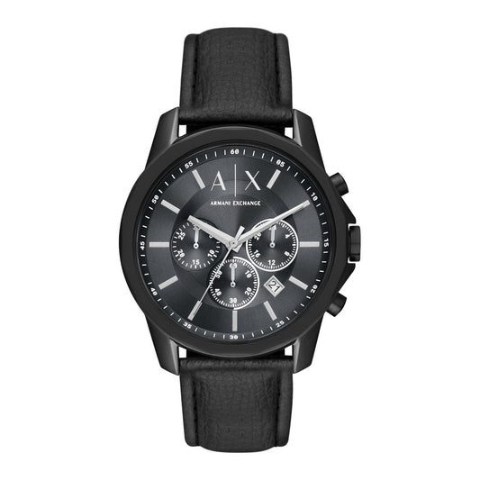 Armani Exchange AX1724 black chronograph watch with multiple subdials and round case