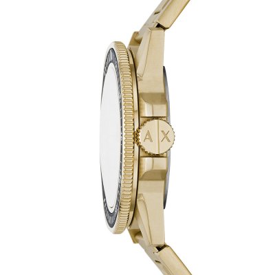 Armani Exchange Leonardo Gold-Toned Analog Men's Watch - AX1854 Secondary image