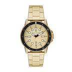 Armani Exchange Leonardo Gold-Toned Analog Men's Watch - AX1854