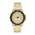 Armani Exchange Leonardo Gold-Toned Analog Men's Watch - AX1854
