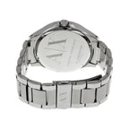 Armani Exchange Hampton Date Black Dial Silver Watch - AX2103