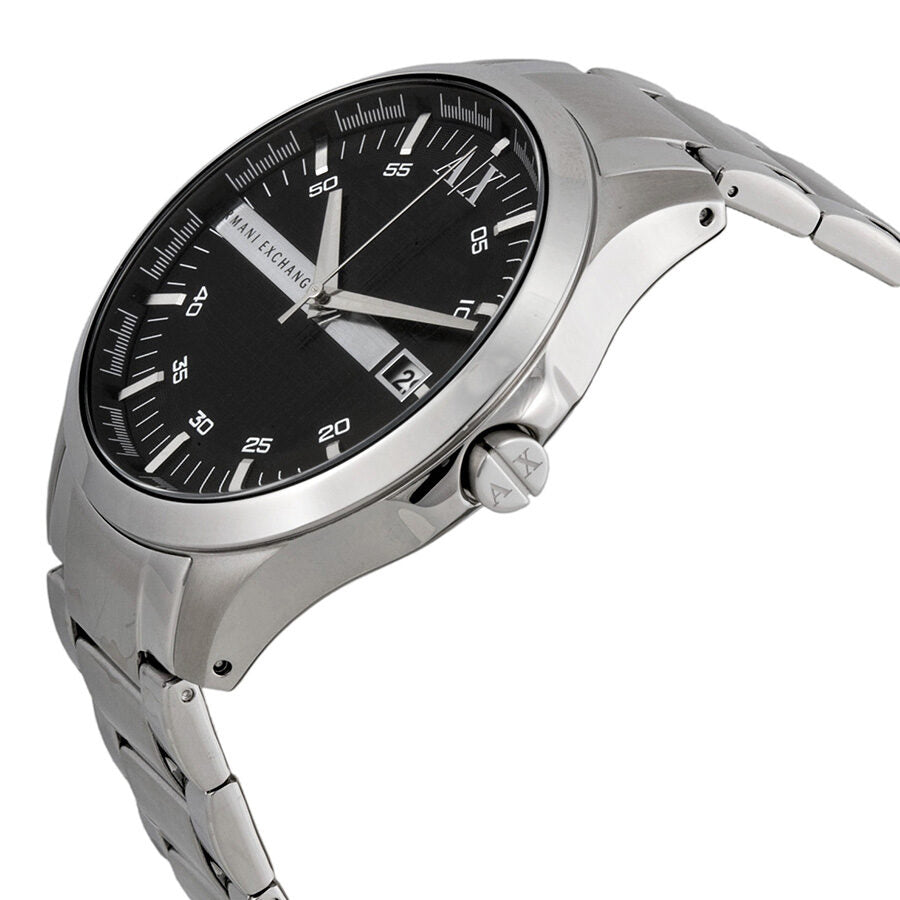 Armani Exchange Hampton Date Black Dial Silver Watch - AX2103 Secondary image