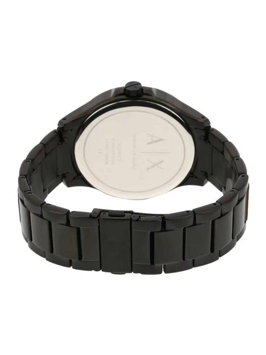 Armani Exchange Hampton Date All Black & Yellow Watch - AX2407 Secondary image
