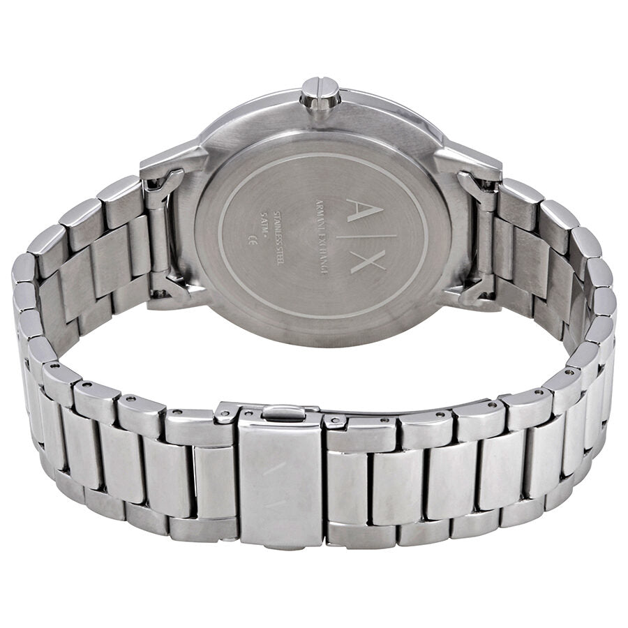 Armani Exchange Cayde Black Dial Silver Watch - AX2700