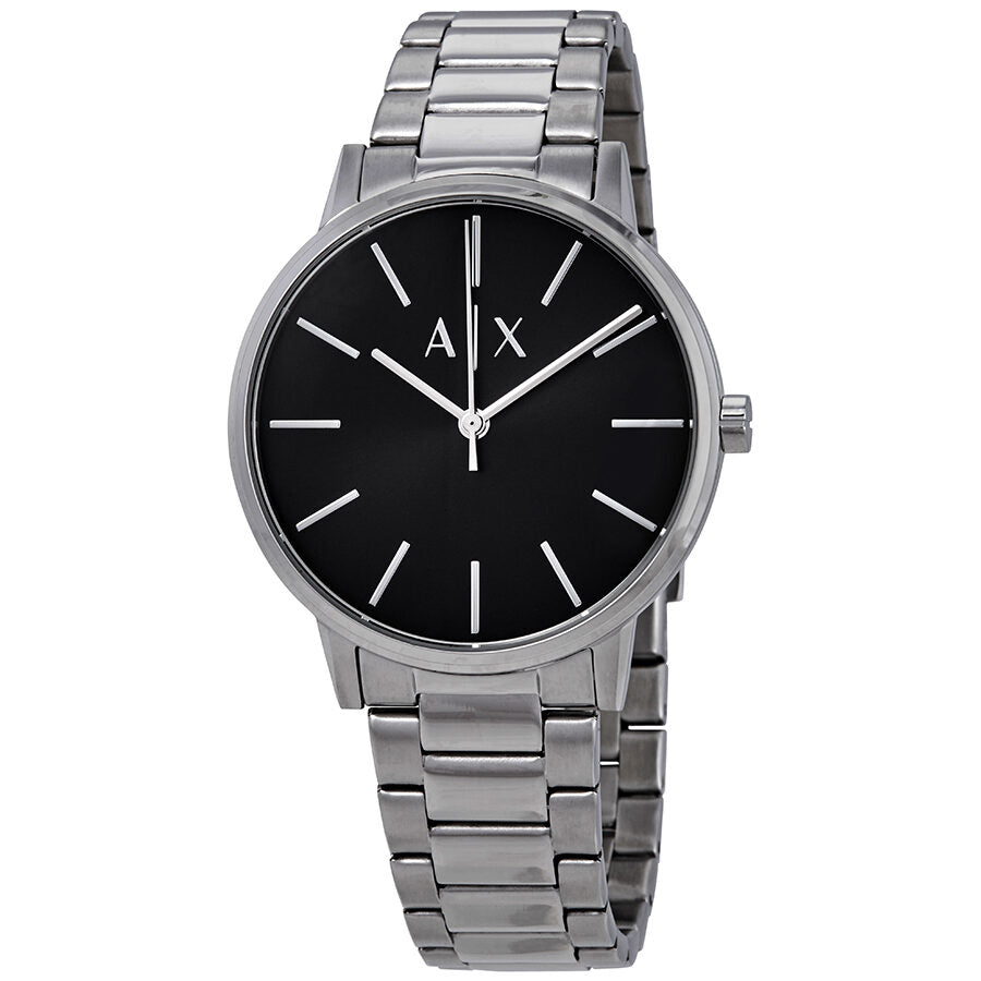Armani Exchange Cayde Black Dial Silver Watch - AX2700 Hoofdafbeelding