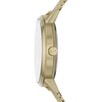 Armani Exchange Cayde Gold Mesh Calendar Watch - AX2715