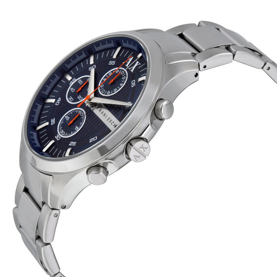 Armani Exchange Hampton Chronograph Blue Dial Silver Watch - AX2155 Secondary image