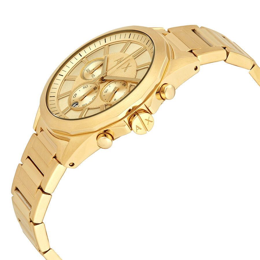 Armani Exchange Drexler Chronograph All Gold Watch - AX2602 Secundaire afbeelding