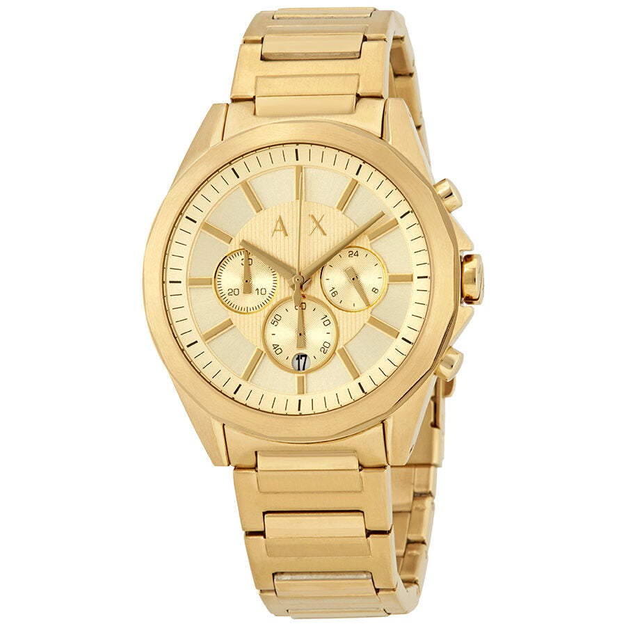 Armani Exchange Drexler Chronograph All Gold Watch - AX2602 Hoofdafbeelding