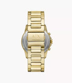 Armani Exchange Banks Chronograph Gold-Tone Green Dial Watch - AX1746