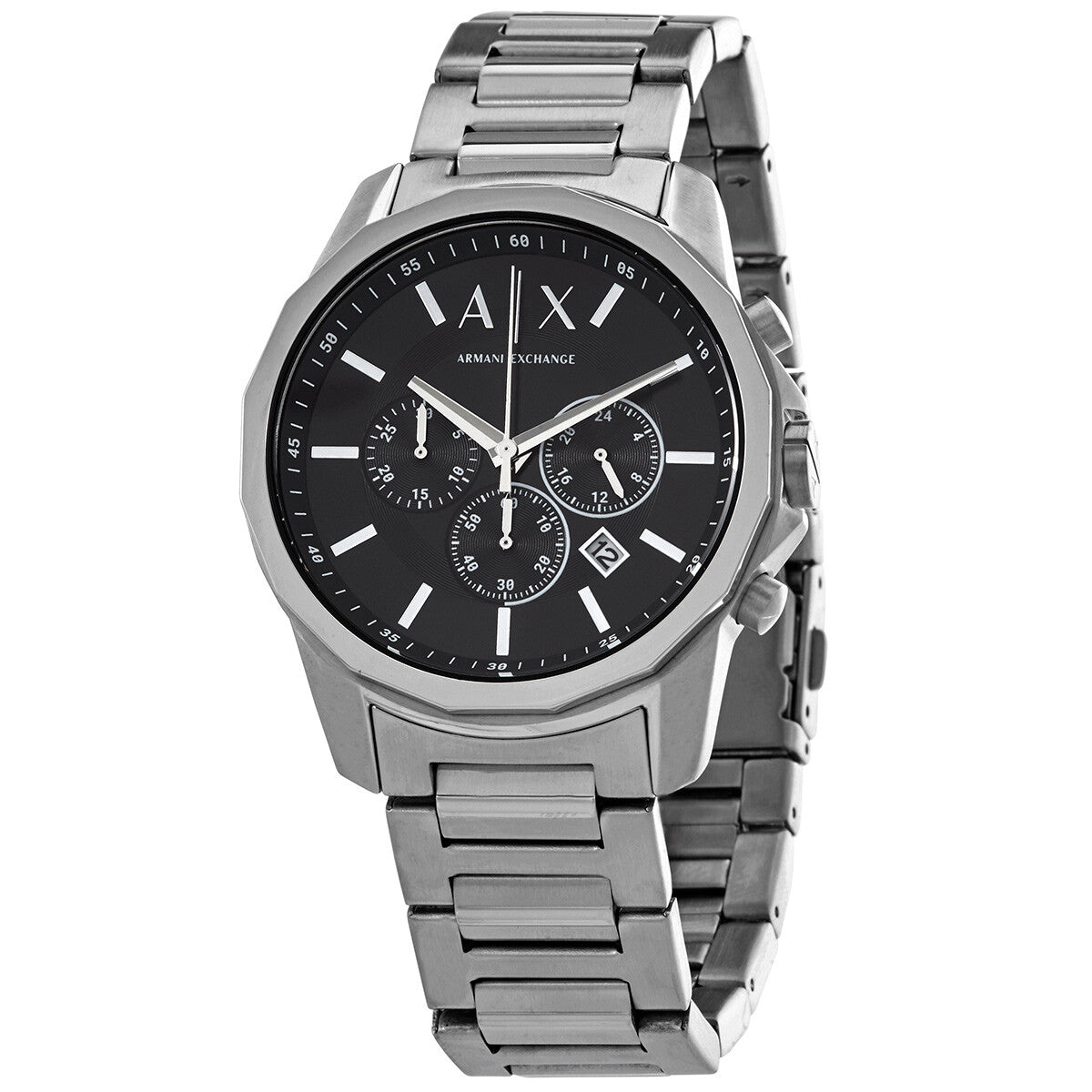 Armani Exchange Banks Chronograaf Herenhorloge met Zwarte Wijzerplaat - AX1720 Hoofdafbeelding