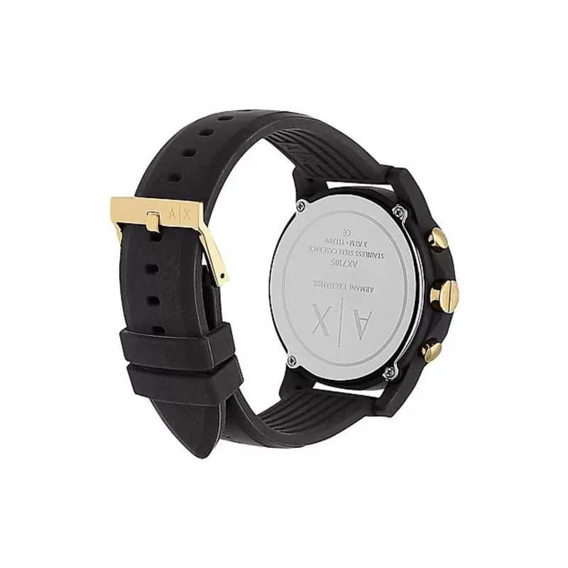 Armani Exchange Outer Banks Chronograph All Black Dial Watch - AX7105
