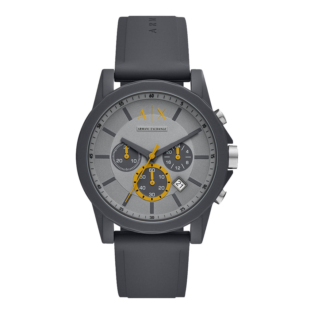 Armani Exchange Outer Banks Chronograph All Grey Watch - AX7123