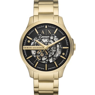 Armani Exchange Hampton Automatic All Gold Watch - AX2419 Hoofdafbeelding