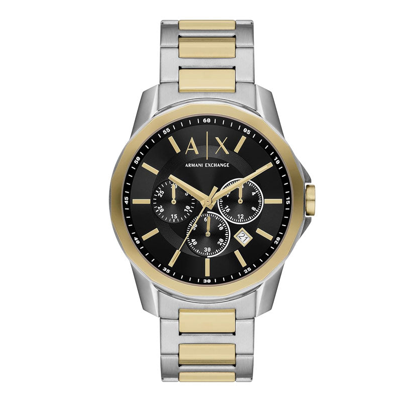 Armani Exchange Banks Chronograph Two-Tone Men's Watch - AX7148 Hoofdafbeelding