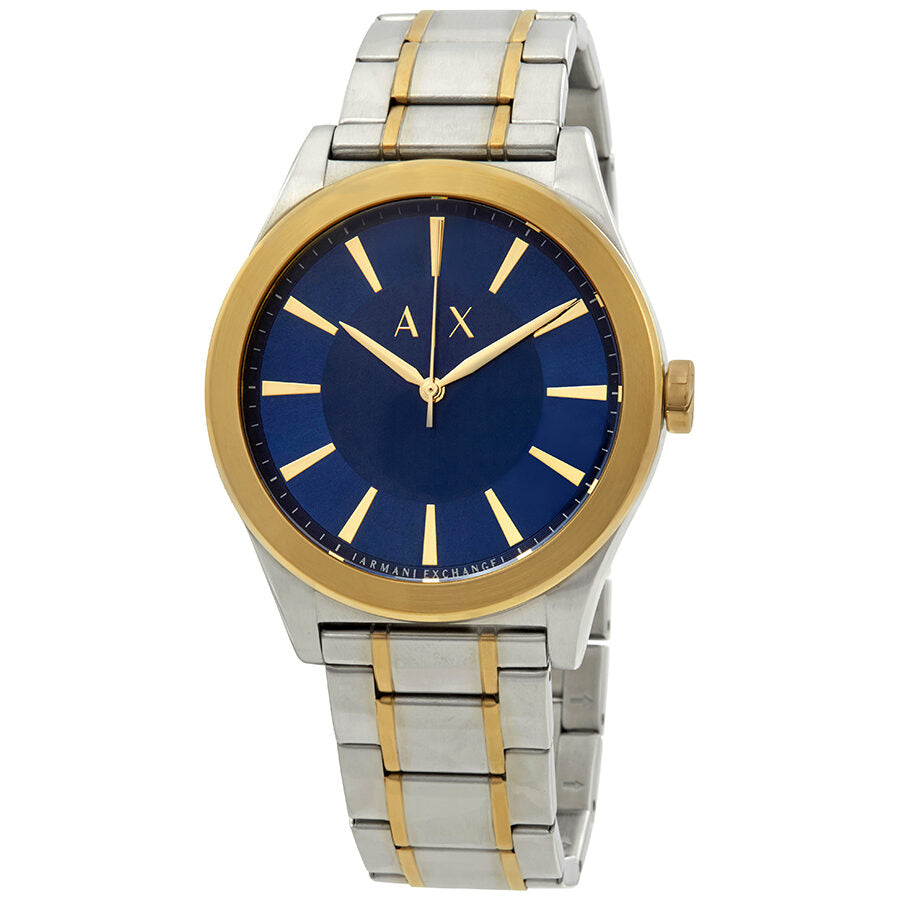 Armani Exchange Nico Blue Dial Two-Tone Watch - AX2332 Hoofdafbeelding