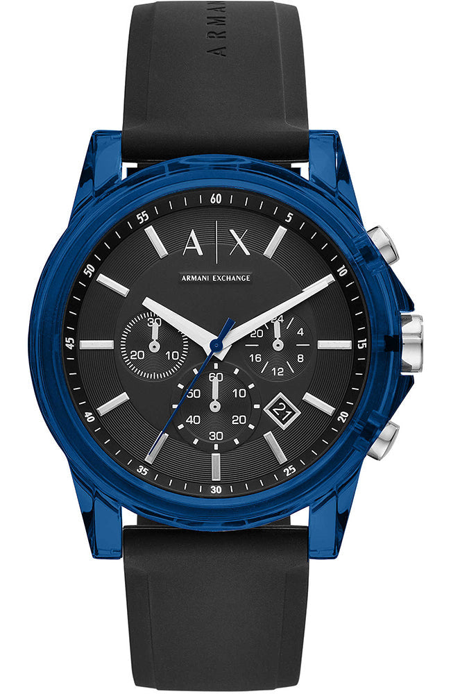 Armani Exchange Outerbanks Blue & Black Multifunction Watch - AX1339 Hoofdafbeelding